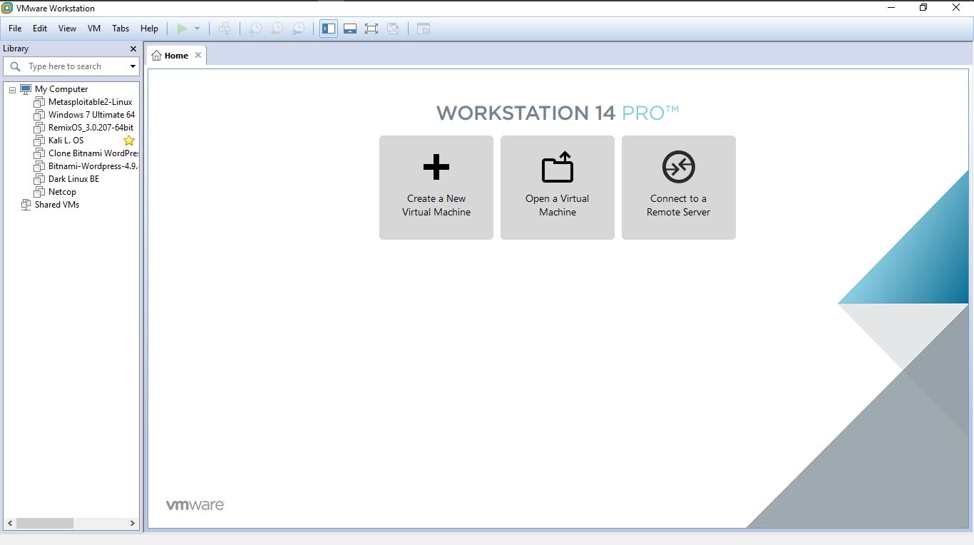 My VMware Workstation Picture With 8 Operating Systems